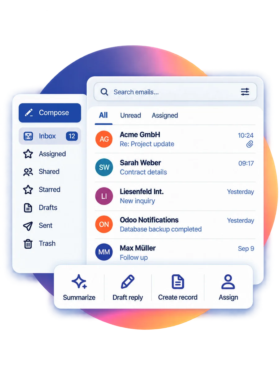 MailDesk in Odoo